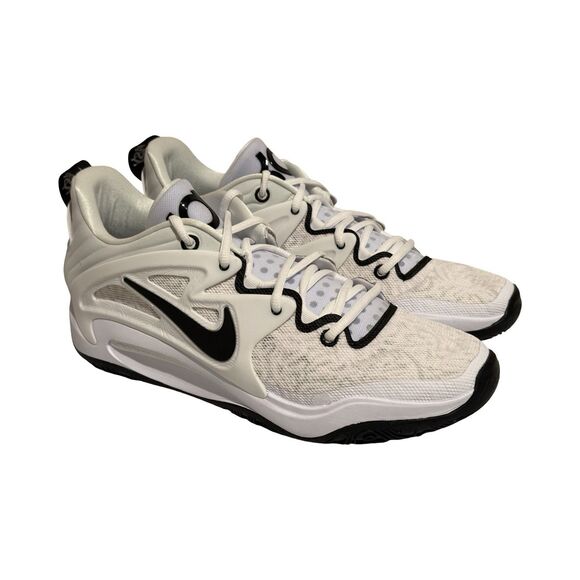 Size 13.5 Nike KD 15 TB Promo White Black Mens Basketball Shoes DX6648-100 main image 6